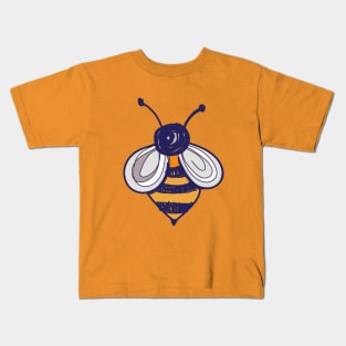 Honey Bee, Cute, Fun Drawing of a Honey Bee Kids T-Shirt